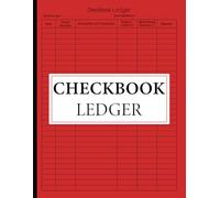 Checkbook Ledger: Debit and Credit for Daily Bank Transaction and Financial Registers