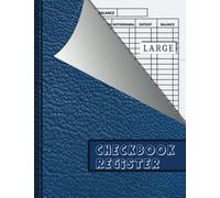 Checkbook Register: Check Transaction Register For Personal & Business Records | Log Book With Beautiful Cover