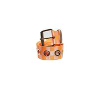 Urban Classics Checker Belt with Eyelets, Neon Orange/White, L/XL