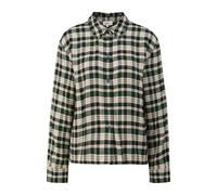 Checked Blouse Shirt with Ruffles at the Back for Women s.Oliver Vert 38