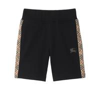 Burberry Kids Burberry Boys Benny Check Tape Shorts in Black - Black - 8 Yrs