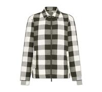 Checked flannel cotton zip-up shirt KnowledgeCotton Apparel - GOTS Vert S