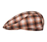 Checked Flat Cap by Seeberger