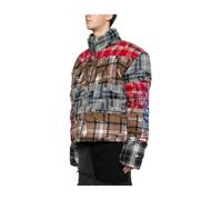 Checked High-Neck Jacket - male - Who Decides War - Winter Jackets - Multicolor - M - Jackets M