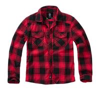 Checked long-sleeve shirt for children Brandit Rouge 9/10 ans