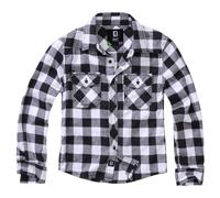 Checked long-sleeve shirt for children Brandit Blanc 15/16 ans