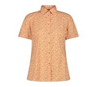 CMP - Women's Short Sleeve Check Patterned Shirt, Salmon-Tangier, XXL