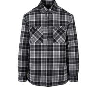 Quilted plaid overshirt Urban Classics Noir 3XL