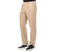 Checked Straight Trousers - male - La Martina - Straight Trousers - Beige - W32 - Trousers W32