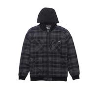 Checked waterproof jacket Salty Crew Fathom Noir S