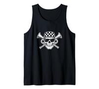 Checker Head Cross Horns Ska Tank Top