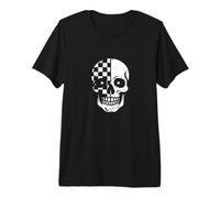 Checker Head Two Tone Ska Premium T-Shirt