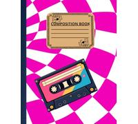Checkerboard Composition Notebook: Colorful Cassette: College Ruled | 120 Pages | 8.5 x 11 Inches | Matte Cover (Checkerboard Series)