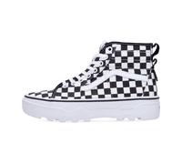Checkerboard Sk8-hi Womens High Sneaker - female - Vans - Sneakers - Multicolor - 4 UK - Shoes 4 UK