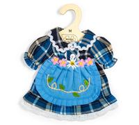 Checkered Blue Dress Medium Size Doll Clothes Bigjigs Toys