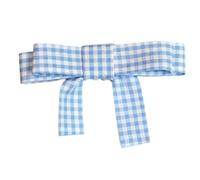 Checkered Bow Elegant Bowknot 2000s Style Side Clip Bow Hair Clip for Girl