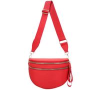 Checkered Crossbody Bag,Nylon Bum Bags for Women Fashionable Purse Checkerboard Fanny Pack with Shoulder Strap, Pure red, Fashion