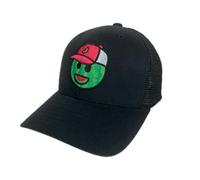 Checkered Flag Sports Ross Chastain #1 NASCAR 2025 Manny Melon Man Logo Black Mesh Adjustable Hat, Black, One size