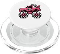 Checkered in My Monster Truck Mama Era Monster Truck Mom PopSockets PopGrip for MagSafe