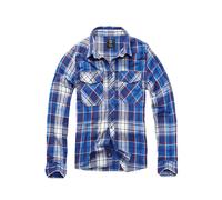 Brandit Check Shirt, blue, size 7XL for Men