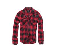 Checkered long sleeve shirt Brandit Red S