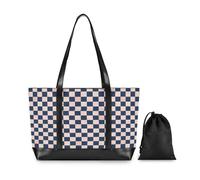 Checkered Plaid Fashion 14 Inch Laptop Bag with Zipper Work Bag With Laptop for Travel with Lunch bolso para laptop