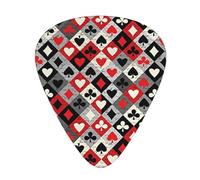 Checkered Rhombus Pattern Premium Bass Electric Guitar Picks,Guitar Plectrum For Unparalleled Musical Experience