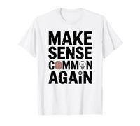 Checkered Sarcasm Mental Health Make Sense Common Again T-Shirt