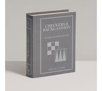 Checkers & Backgammon Vintage Bookshelf Edition