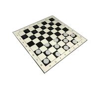 Checkers Board for Kid Family Board Game Portable Draughts for Travel Adults