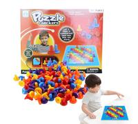 Checkers Board Game for Kids,Educational Checkers Chess,Family Travel Party Toy - for Adults Kids Travel Family Outdoor Classroom School Camping Yard Indoor