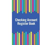 Checking Account Register Book: 6 Column Payment Record | Check Register for Personal Checkbook | Check Book Registrar & Bank Transaction Log