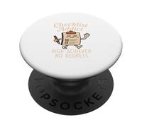 Checklist Addict High Achiever No Regrets PopSockets Adhesive PopGrip