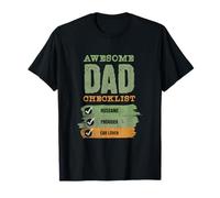Checklist for Being a Great dad - Funny dad Design T-Shirt