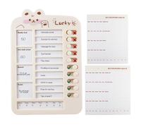 Checklist Scroll Card - Student Study Slide Chart | Visual Program and Routine Planning Board for Boys and Girls, School Beginning, C