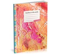 Checklisten-Buch: To Do Listen Planer | Ca. A5 Softcover | 70+ Seiten mit Titel, Datum & Register | Perfekt für Aufgaben zum Abhaken, Leselisten, Packlisten uvm. | Motiv „Dicke Farbe“
