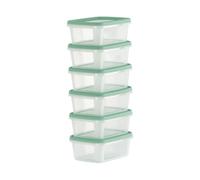 Checkmart To Go Mini Bites Snap-On Airtight containers with Lids 250ml | Baby Food Storage Containers with lids | Snacks, Dips, Sauces | Microwave Freezer Dishwasher Safe Reusable