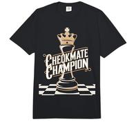 Checkmate Champion Chess Apparel for Game Enthusiasts Comfort Colors Adult Heavyweight T-Shirt
