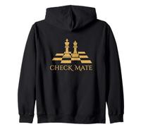 Checkmate Chess Strategy Board Game Tactics Zip Hoodie