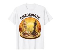 Checkmate Grand Master Chess Player Retro Chess Birthday Men T-Shirt