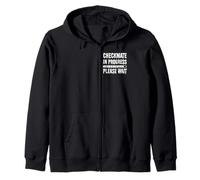 Checkmate In Progress Please Wait Funny Chess Player quote Zip Hoodie