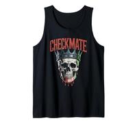 Checkmate King Skull - Creepy King Figure Chess Lover Tank Top