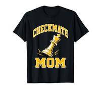 Checkmate Mom Varsity Chess King Athletic T-Shirt
