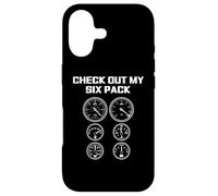 Checkout My Six Pack Funny Classic Muscle Car Hotrod Gauges Case for iPhone 17