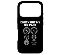 Checkout My Six Pack Funny Classic Muscle Car Hotrod Gauges Case for iPhone 17 Pro