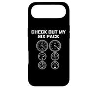 Checkout My Six Pack Funny Classic Muscle Car Hotrod Gauges Case for iPhone Air