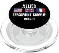 Checkpoint Charlie Cold War Berlin Wall East Germany France PopSockets PopGrip for MagSafe