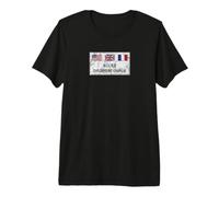 Checkpoint Charlie Cold War Berlin Wall East Germany France Premium T-Shirt