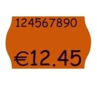 Checkpoint METO Price Labelling Labels Bright Orange Permanent Mini Pack