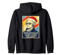 Checks And Balances Alexander Hamilton Santa Christmas Xmas Zip Hoodie